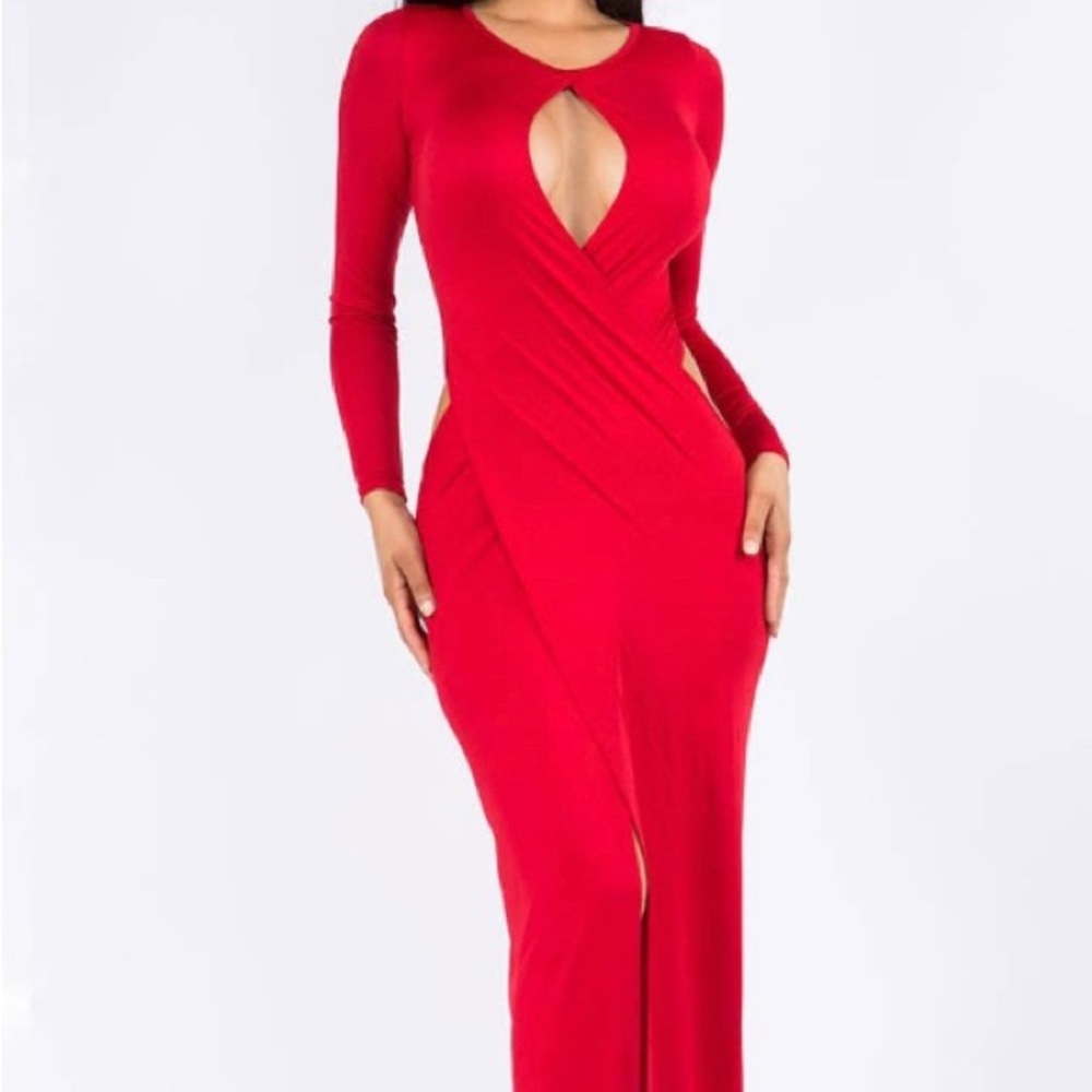 Red Maxi Dress!